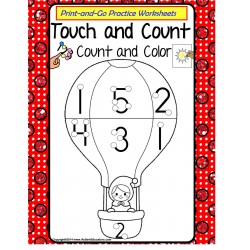  Count and Color with Touch Points